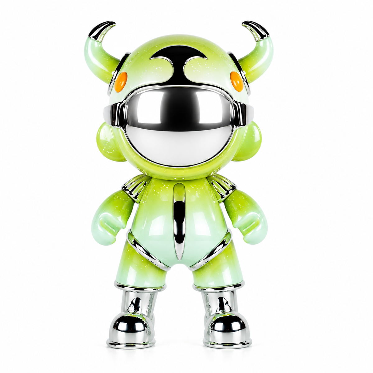 Lume Sculptures — Cosmic Guardian Lunar Green